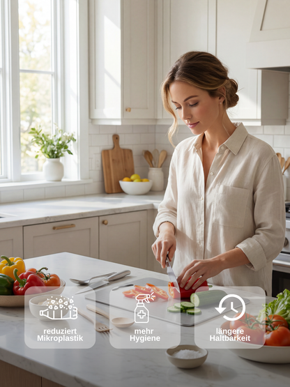 HealthyCut™ Schneidebrett aus Stahl